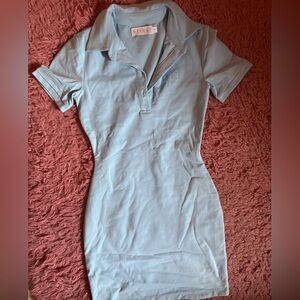 Meshki Sky Blue Button-Up Shirt